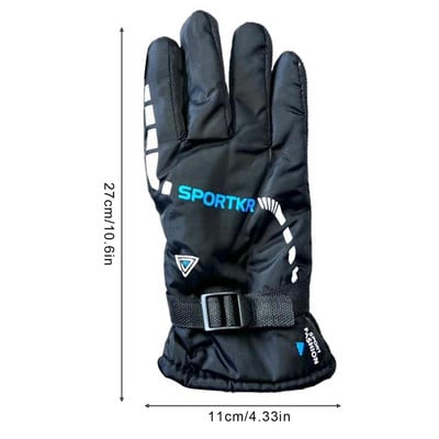 Šildomos pirštinės vyrams Šiltos jutiklinio ekrano terminės pirštinės vandeniui atsparios šildomos pirštinės Rankų šildytuvai žvejybai, jodinėjimui dviračiu