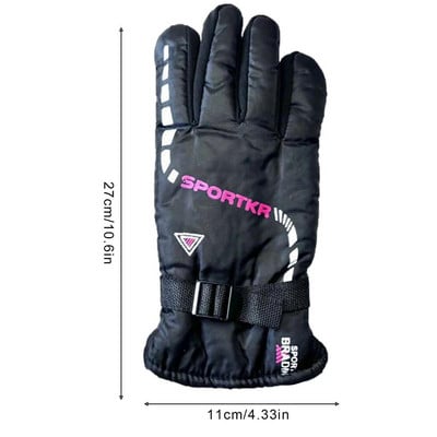 Šildomos pirštinės vyrams Šiltos jutiklinio ekrano terminės pirštinės vandeniui atsparios šildomos pirštinės Rankų šildytuvai žvejybai, jodinėjimui dviračiu