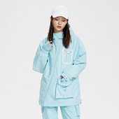 Žieminis slidinėjimo kostiumas moterims Naujas lauko sportinis snieglenčių striukė su gobtuvu, vėjui atspari vandeniui slidinėjimo striukė Šilti megztiniai drabužiai