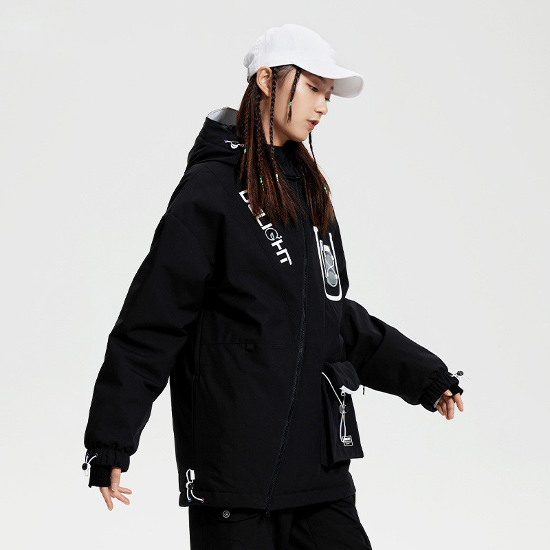 Žieminis slidinėjimo kostiumas moterims Naujas lauko sportinis snieglenčių striukė su gobtuvu, vėjui atspari vandeniui slidinėjimo striukė Šilti megztiniai drabužiai