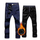 Slidinėjimo snieglenčių kelnės moterims ir vyrams šiltos vilnos Softshell kelnės žvejybai laipiojimo kelnės vėjui atsparios vandeniui atsparios sniego slidinėjimo kelnės