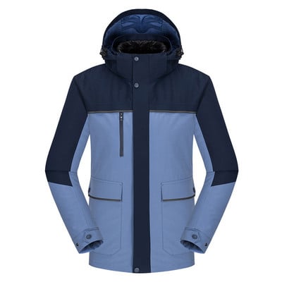 Vyriškos moteriškos pūkinės striukės 3 viename Aukštos klasės rudens žiemos striukė stora verslo mados darbo drabužiai vandeniui atsparūs snieglenčių slidinėjimo paltai