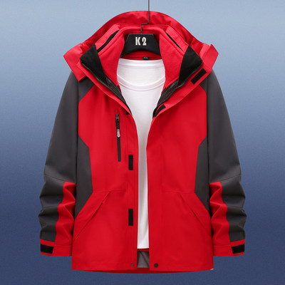 2022 m. „Trys viename“ žieminė vėjo striukė „Ourdoor“ vandeniui atspari sportinė striukė Žygiai Laipiojimas Žygiai Riedlentė Slidinėjimo striukės Moterys Vyrai