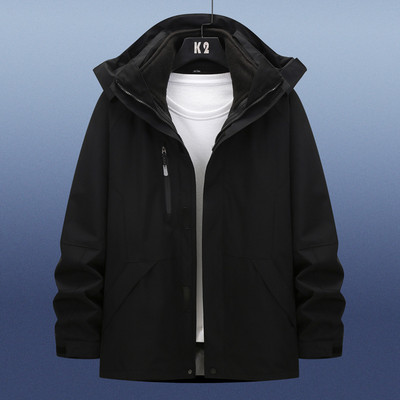 2022 m. „Trys viename“ žieminė vėjo striukė „Ourdoor“ vandeniui atspari sportinė striukė Žygiai Laipiojimas Žygiai Riedlentė Slidinėjimo striukės Moterys Vyrai