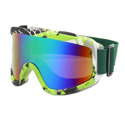 Kerékpáros UV védelem Téli Snowboard Szemvédő Szemüveg Szélálló Szemüveg Lovaglószemüveg Símaszk Síszemüveg