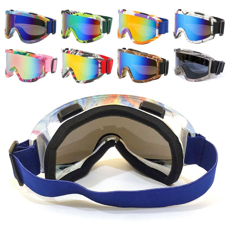 Kerékpáros UV védelem Téli Snowboard Szemvédő Szemüveg Szélálló Szemüveg Lovaglószemüveg Símaszk Síszemüveg