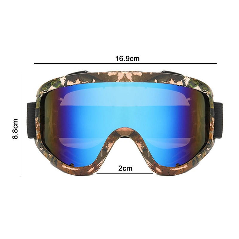 Kerékpáros UV védelem Téli Snowboard Szemvédő Szemüveg Szélálló Szemüveg Lovaglószemüveg Símaszk Síszemüveg