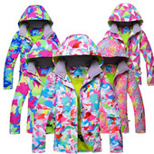 Moterų vandeniui atspari vėjui atspari žiemos slidinėjimo striukė snieglenčių sportui plius dydis moteriškas žygio kalnas lauke šilti drabužiai medvilninis paltas