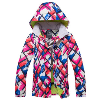 Γυναικείο αδιάβροχο αντιανεμικό χειμερινό σκι μπουφάν Snowboarding Plus μέγεθος Γυναικείο βαμβακερό παλτό για πεζοπορία στο βουνό