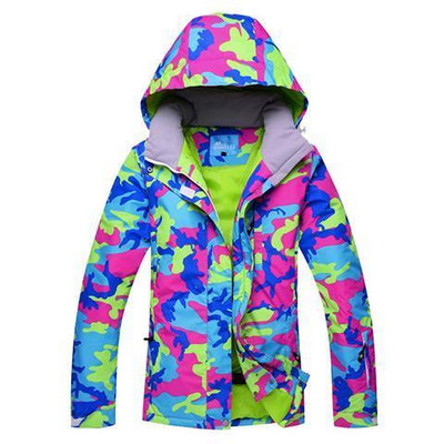 Moterų vandeniui atspari vėjui atspari žiemos slidinėjimo striukė snieglenčių sportui plius dydis moteriškas žygio kalnas lauke šilti drabužiai medvilninis paltas