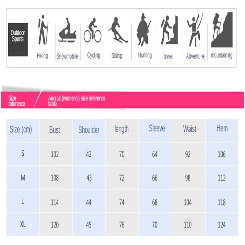 Moterų vandeniui atspari vėjui atspari žiemos slidinėjimo striukė snieglenčių sportui plius dydis moteriškas žygio kalnas lauke šilti drabužiai medvilninis paltas