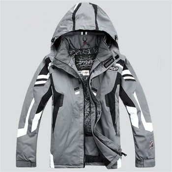 Super Warm Top Outdoor Snowboard Ski Jacket Ανδρικά Χειμερινά Hooded Warm Parkas Αδιάβροχο μπουφάν για σκι