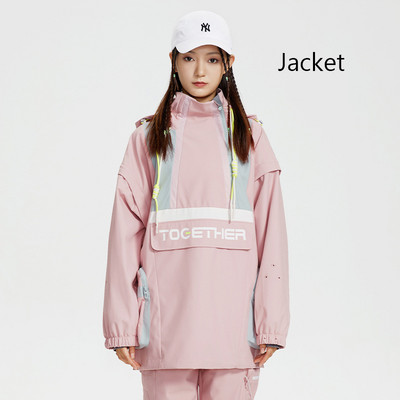 Naujos moteriškos slidinėjimo striukės Lauko snieglenčių striukės Neperpučiamos nuo vėjo ir vandeniui atsparios slidinėjimo kostiumai Vyriški viršutiniai drabužiai plius ploni medvilniniai žieminiai drabužiai