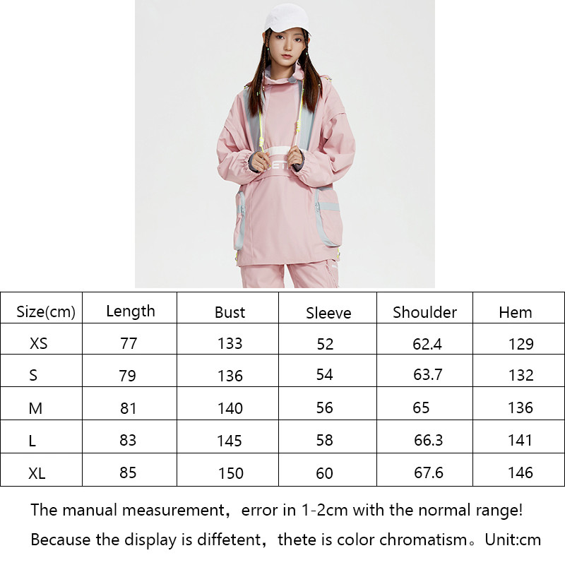 Naujos moteriškos slidinėjimo striukės Lauko snieglenčių striukės Neperpučiamos nuo vėjo ir vandeniui atsparios slidinėjimo kostiumai Vyriški viršutiniai drabužiai plius ploni medvilniniai žieminiai drabužiai