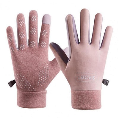 1 pora pirštinių jutiklinis ekranas Patogus, atsparus vėjui, neslystantis, sugeriantis prakaitą, išlaiko šilumą, kvėpuojantis, žiemos šiltas bėgimo sportas