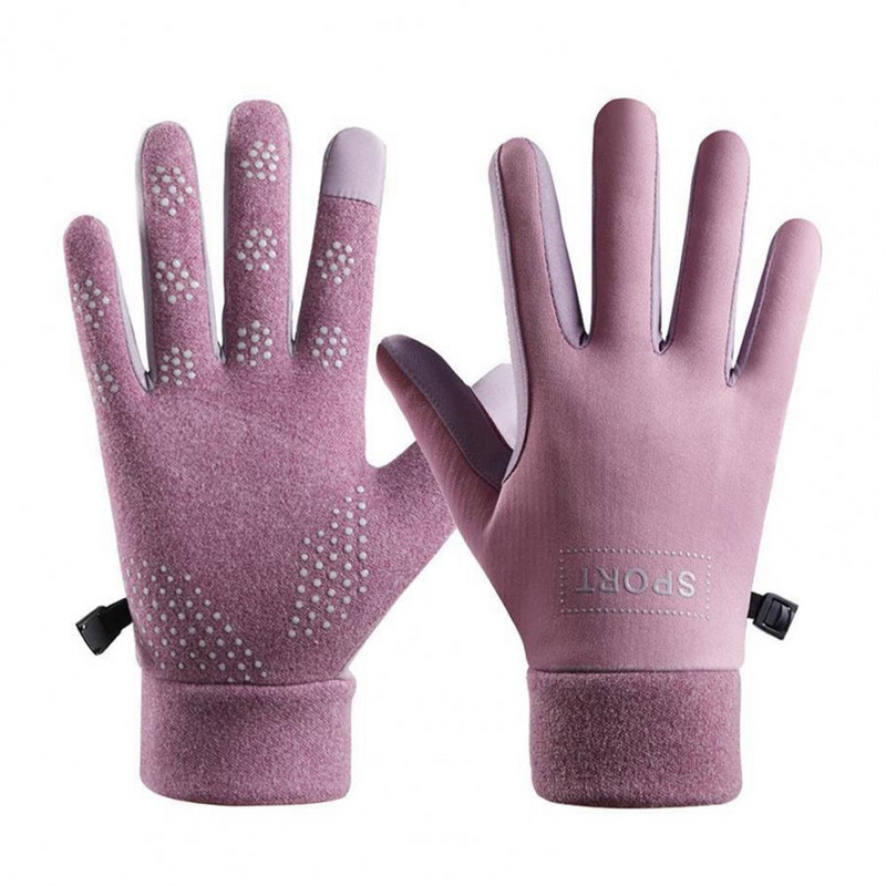 1 pora pirštinių jutiklinis ekranas Patogus, atsparus vėjui, neslystantis, sugeriantis prakaitą, išlaiko šilumą, kvėpuojantis, žiemos šiltas bėgimo sportas