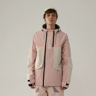 Jachetă de schi de top de iarnă pentru femei Jachetă de snowboard sport în aer liber pentru bărbați Costum de schi impermeabil, rezistent la vânt, haină cu glugă, groasă, caldă