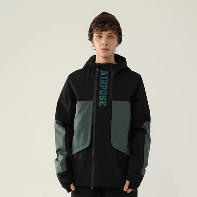 Jachetă de schi de top de iarnă pentru femei Jachetă de snowboard sport în aer liber pentru bărbați Costum de schi impermeabil, rezistent la vânt, haină cu glugă, groasă, caldă