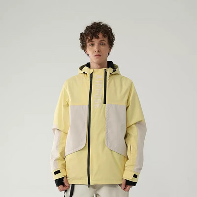 Jachetă de schi de top de iarnă pentru femei Jachetă de snowboard sport în aer liber pentru bărbați Costum de schi impermeabil, rezistent la vânt, haină cu glugă, groasă, caldă