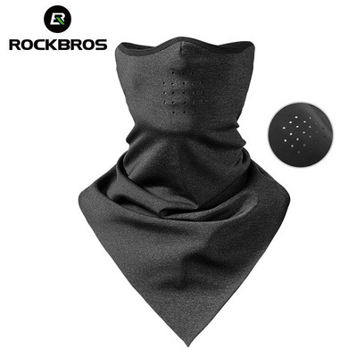 ROCKBROS Winter Windproof Ski Mask Scarf Warm Fleece Thermal Breathable Cycling Running Snowboard Motorcycle Skiing Face Mask