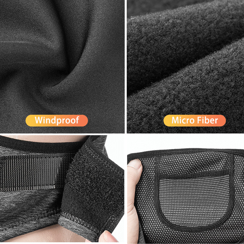 ROCKBROS žieminė vėjui atspari slidinėjimo kaukė Šalikas Šiltas vilnos terminis kvėpuojantis dviračių bėgimo snieglenčių motociklo veido kaukė