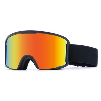 Noi ochelari de schi anti-ceață cu strat dublu burete Ochelari de schi cu cadru mare Ochelari de schi pentru bărbați și femei în aer liber Ochelari de snowboard pentru alpinism