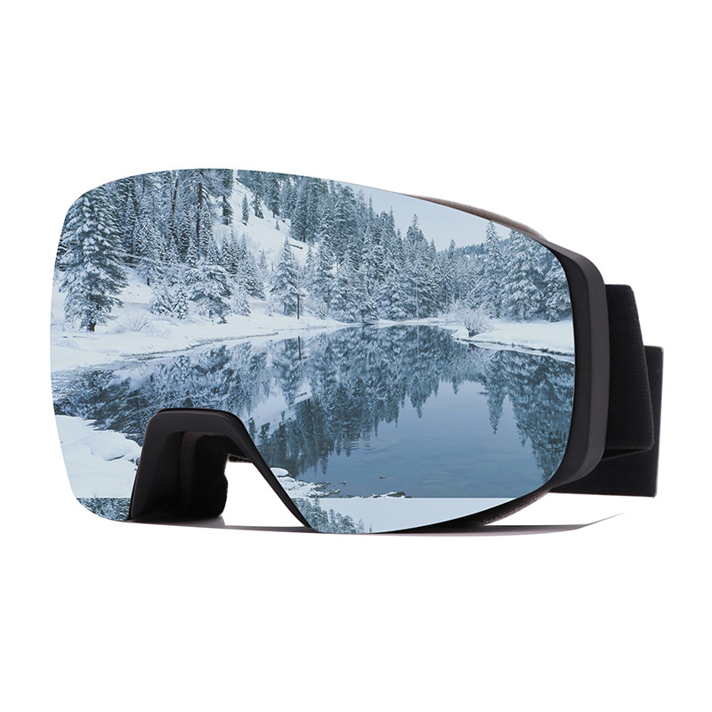 2021 Winter SkiGoggles Cserélhető mágneses lencsék Páramentes hótükör UV400 Felnőtt Férfi Női Kültéri Double Board SnowSkiingGoggl