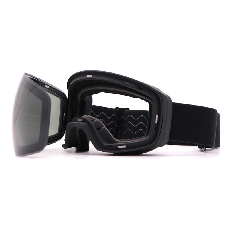 2021 Winter SkiGoggles Cserélhető mágneses lencsék Páramentes hótükör UV400 Felnőtt Férfi Női Kültéri Double Board SnowSkiingGoggl