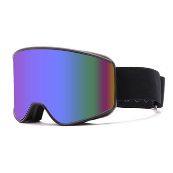 2021 Зимни нови маркови очила за сняг Column Face Piece Двуслойни противозамъгляващи се мъжки мотоциклетни ски очила
