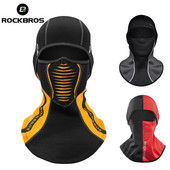 ROCKBROS Zimska toplinska flis skijaška maska Pokrivalo za cijelo lice Snowboard Kapuljača Šalovi Sport na otvorenom Vjetrootporna biciklistička pokrivala za glavu Balaclava
