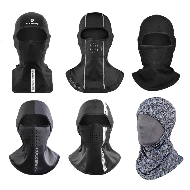 ROCKBROS Zimska toplinska flis skijaška maska Pokrivalo za cijelo lice Snowboard Kapuljača Šalovi Sport na otvorenom Vjetrootporna biciklistička pokrivala za glavu Balaclava