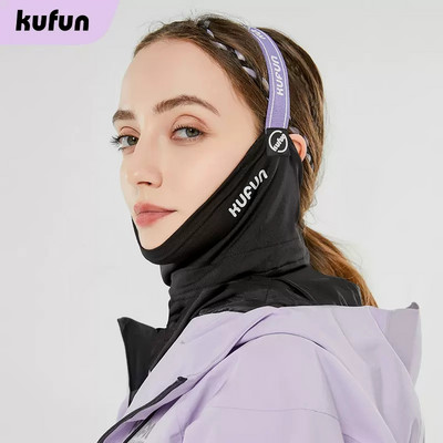 Kufun Ski Snowboard Zima Unisex Topla biciklistička maska Sport na otvorenom Šal za cijelo lice Vjetrootporan Muškarci Žene Vrat Bandana Balaclava
