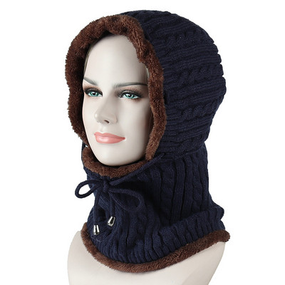 Zimska termo skijaška kapa od flisa Navlaka za masku za snowboarding Održava toplinu Vjetrootporna skijaška kapa za planinarenje Muškarci Žene Balaclava šal oko vrata