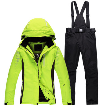 2018 Νέα Hot Sale Ανδρικό μπουφάν για σκι αδιάβροχο αντιανεμικό γυναικείο ζεστό μπουφάν Χειμερινά αθλητικά πυκνά ρούχα Ενδύματα σκι για ενήλικες