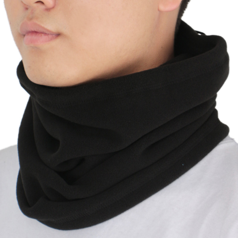 Žieminis Fleece kaklo šildomas šalikas dviratininkas nuo vėjo sportinis dulkėms atsparus puskaukės snieglenčių šalčiui atsparus šalikas vyrams ir moterims