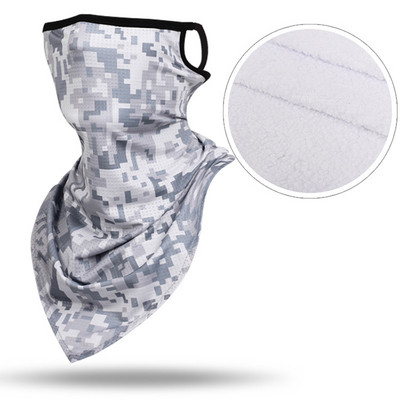 Taktinis žiemos slidinėjimo šalikas vamzdis Camo vilnos veidą dengiantis kaukė Šalikas Karinis trikampis bandana vėjui atsparus kaklo getras vyrams, moterims