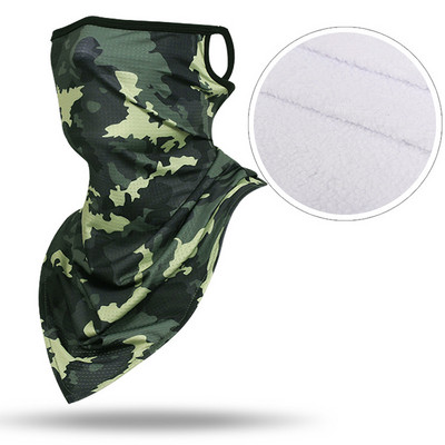 Taktinis žiemos slidinėjimo šalikas vamzdis Camo vilnos veidą dengiantis kaukė Šalikas Karinis trikampis bandana vėjui atsparus kaklo getras vyrams, moterims