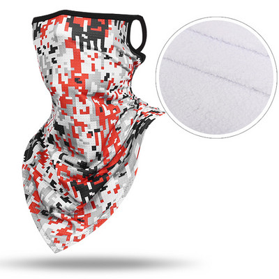 Taktinis žiemos slidinėjimo šalikas vamzdis Camo vilnos veidą dengiantis kaukė Šalikas Karinis trikampis bandana vėjui atsparus kaklo getras vyrams, moterims