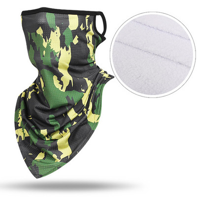 Taktinis žiemos slidinėjimo šalikas vamzdis Camo vilnos veidą dengiantis kaukė Šalikas Karinis trikampis bandana vėjui atsparus kaklo getras vyrams, moterims