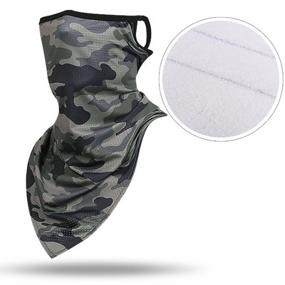 Taktinis žiemos slidinėjimo šalikas vamzdis Camo vilnos veidą dengiantis kaukė Šalikas Karinis trikampis bandana vėjui atsparus kaklo getras vyrams, moterims