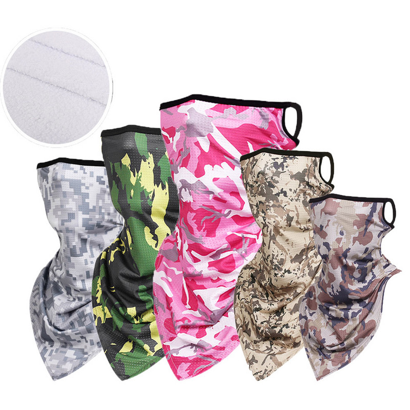 Taktinis žiemos slidinėjimo šalikas vamzdis Camo vilnos veidą dengiantis kaukė Šalikas Karinis trikampis bandana vėjui atsparus kaklo getras vyrams, moterims