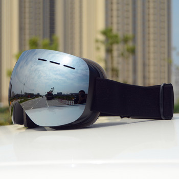 UV400 Αντιθαμβωτικά γυαλιά σκι διπλών στρώσεων Γυαλιά σκι Μάσκα μεγάλου φακού Γυαλιά για σκι Snow Snowboard Γυαλιά καθρέφτη Polarize Ανδρικά γυαλιά