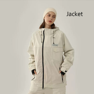 Jachetă de schi de iarnă nouă, de top, femei, bărbați, sport în aer liber, jachetă de snowboard, costum de schi cald, rezistent la vânt, haină cu glugă, îmbrăcăminte