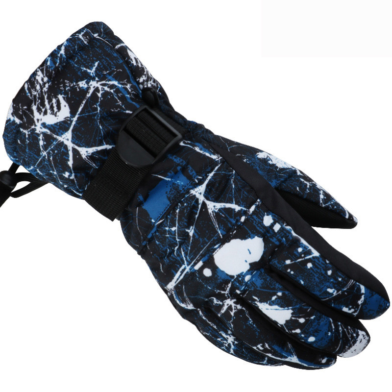 Žiemos profesionalios slidinėjimo pirštinės mergaitėms berniukams, suaugusiems, vandeniui atsparios šiltos pirštinės sniegui vaikams, vėjui atsparios slidinėjimo snieglenčių pirštinėms