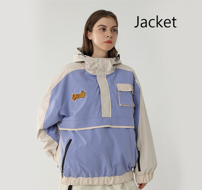 2023 m. žiemos nauja viršutinė slidinėjimo striukė, moteriška, vyriška lauko sportinė snieglenčių striukė, atspari vėjui, vandeniui atspari gobtuvui, šiltas sniego kostiumas