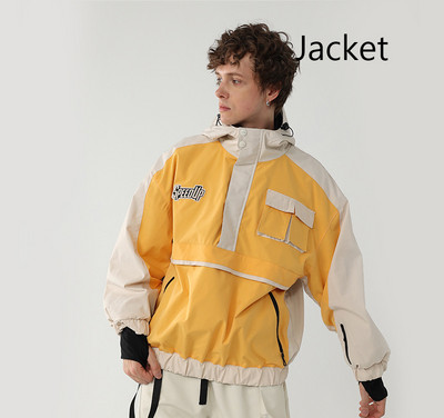 2023 m. žiemos nauja viršutinė slidinėjimo striukė, moteriška, vyriška lauko sportinė snieglenčių striukė, atspari vėjui, vandeniui atspari gobtuvui, šiltas sniego kostiumas