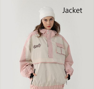 2023 m. žiemos nauja viršutinė slidinėjimo striukė, moteriška, vyriška lauko sportinė snieglenčių striukė, atspari vėjui, vandeniui atspari gobtuvui, šiltas sniego kostiumas