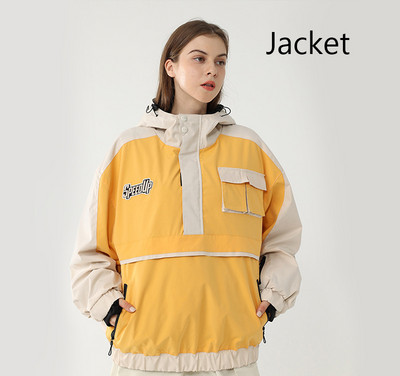 2023 m. žiemos nauja viršutinė slidinėjimo striukė, moteriška, vyriška lauko sportinė snieglenčių striukė, atspari vėjui, vandeniui atspari gobtuvui, šiltas sniego kostiumas