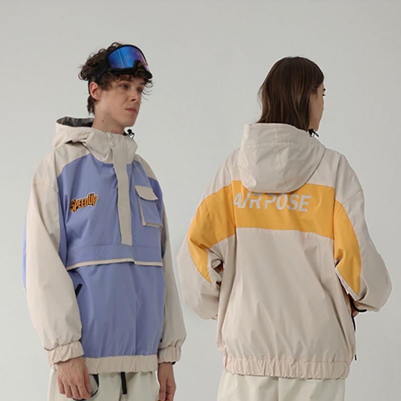 2023 m. žiemos nauja viršutinė slidinėjimo striukė, moteriška, vyriška lauko sportinė snieglenčių striukė, atspari vėjui, vandeniui atspari gobtuvui, šiltas sniego kostiumas