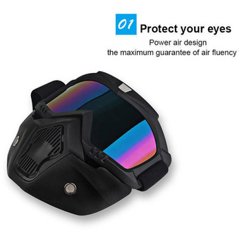 Γυαλιά ηλίου ποδηλασίας Riding Motocross Ski Μάσκα γυαλιών Snowboard Γυαλιά κράνος Tactical αντιανεμικά γυαλιά μοτοσικλέτας Γυαλιά νέα